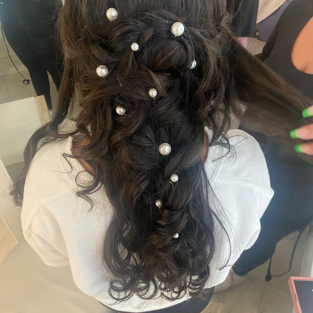 Bridals by andi wedding hair pearl pins